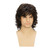 Sabosi Men's Short Brown Layered Curly Wig, Natural Fluffy Synthetic Full Hair Wigs for Daily Wear, Party, Halloween Costume & Cosplay