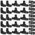 30pcs 3/4" Poly PPSU Barb Crimp PEX Fitting Combo, No Lead