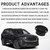 SWQS 4 PCS Universal Car Rear Bumper Plugs Cover for Parking Sensor Radar Holes, Waterproof Plastic Front Rear Bumper Radar Sensor Hole Protective Cover, Car Accessories for 24-25mm Hole Protection
