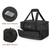 Trunab 8-Cup Drink Carrier for Delivery Insulated Tote Bag, Black