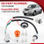 Svicari Headlight Lamp Wire Harness, Turn Signal Light Socket Compatible with Lexus GX470 2003-2009 Replace OE 81125-6A240 with Bulb