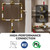 KAINGA 1/2" PTC to 1/2" NPT Female Adapter Push-Fit, Push to Connect Brass Plumbing Fitting for Copper, CPVC, PEX Pipes, With Upgraded Stiffener, Disconnect Clip Included, NSF & UPC Certified, 6 Pack