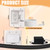in-Wall TV Cable Management Kit with Recessed Dual AC Outlet, 9FT Extension Cord & Brush Wall Plate, TV Wire Hider for Wall Mounted TV, Power & Low Voltage Cable Concealer (2AC)