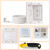 in-Wall TV Cable Management Kit with Recessed Dual AC Outlet, 9FT Extension Cord & Brush Wall Plate, TV Wire Hider for Wall Mounted TV, Power & Low Voltage Cable Concealer (2AC)