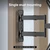 ONKRON Rotating TV Wall Mount 32-65 Inch, 90.4 lbs, max VESA 400x400, Black