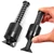 Lingvee 2 Pcs Two Hole Pins Flange Push Pins Black CNC Carbon Steel for 0.433'' to 1.18'' Diameter Flange Holes for Quick Push-in Installation
