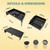3PCS Center Console Organizer Set for 2024-2026 Toyota Grand Highlander