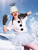 Yearntown 7 Pcs Halloween Snowman Costumes Set for Women Adult