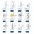 MMOBIEL Eyeglass Nose Pads [60 Pairs] Soft Silicone Screw-in Eyeglasses Nose Pads – Replacement Repair Tool Kit with Screws, Small Screwdriver, Cloth for Eyeglasses, Sunglasses