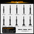 GOOACC 16pcs Blind Hole Bearing Puller Race and Seal Puller Extractor Kit