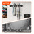 32" Ski & Snowboard Wall Rack – Heavy-Duty Wall Mounted Ski Storage for Garage, Holds 10 Pairs with 5 Adjustable Hooks, 300lbs Capacity, Non-Slip Rubber, Easy Install | Ski Holders for Wall (5)
