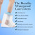 XIRRCV Waterproof Foot Cover for Shower – Cast Cover for Foot, Shower Boot Cover Waterproof Foot, Foot Cover for Shower After Surgery, Reusable Cast Bag for Adult