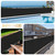 INFRANGE 2.5' x 12' Balcony Privacy Fence Screen Mesh Windscreen Fencing Shield Cover Included Cable Ties for Deck Apartment Porch Backyard Patio Outdoor, Black