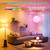 I-SHUNFA Smart G9 RGBCW LED Bulbs, App & Remote Control, AC 120V, 2700K-6500K + 16M Colors, Dimmable 1%-100%, 4W 400LM, Music Sync, Timer (2 Pack with Remote)