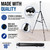 U.S. Art Supply 66" Black Metal Tripod Easel Display