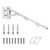 Selens Wall Mount Ring Light 39.37''/100cm with 180° Swivel Boom Arm, White