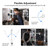 Selens Wall Mount Ring Light 39.37''/100cm with 180° Swivel Boom Arm, White