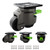 QXYJLCN Leveling Casters Heavy Duty, 4-Pack with Tool-Free Ratchet, 2200 Lbs Total Capacity, Height Adjustable, 360° Swivel with Feet for Workbench, Table Saw, Machine