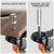2 Inch Caster Wheels 1/2"-13x1 Threaded Stem Casters Set of 4 Heavy Duty