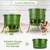 Tgeyd Metal Chicken Feeder, 20lb Large Chicken Feeder with 12 Feeding Ports