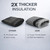 2 Pack Outdoor Faucet Cover for Winter Freeze Protection, Waterproof & Insulated Hose Bib Cover for Outside Wall Taps, Reusable Frost Free Faucet Socks for Spigot Pipe Insulation