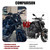 KAIQIVEM Compatible With MT03 MT07 MT09 SP MT10 Z500 Z400 Z900 Z650 Gixxer 250 GSX8S GSXS 750 1000 Duk e 390 Motorcycle Anti-glare Stealth Mirrors Wind Wing Side Rearview Mirrors