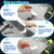Blulu 50 Pcs Luminum T Wedges for Gutters