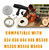 MS440 Recoil Pull Starter Spring Pulley Handle Grip Rope Kit For STIHL 034 036 044 046 MS340 MS360 MS440 MS460 Chainsaws MS460 Recoil Starter Assembly 1128 080 2104, 1128 080 2100，1128 195 0400