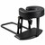 Massage Headrest for Bed with Long Armrest Shelf,Adjustable Face Cradle with Memory Foam, Bed Massage Head Holder (Black)