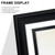 iRahmen 5x7 Collage Picture Frame with Tempered Glass - Wood Photo Frames Display Three 5 x 7 Pictures with Mat, Home Decor Wall Mount, Black