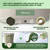 The Original Winter Pipe Insulation Cover (0˚F) - Extra-Thick EVA+NBR (UV-Coated) Insulated Backflow Preventer Freeze Protection, Pump Cover, Sprinkler/Well/Valve Head Cover - (40" W X 24" H)