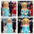 FOVER 6PCS Blonde Princess Wig for Girls Kids Costume Halloween FE052