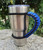 MOCE Handmade Paracord Handle for Yeti/Rtic/Ozark Trail Rambler 30 Oz Tumbler. Blue/black