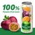 VINUT 100% Passion Fruit Juice, No Added Sugar, Not From Concentrate, 16.9 fl oz (500 mL) Can, Pack of 12