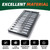 GZHDIAN Rectangle Cast Iron Drain Grate, 24 * 12 in B125 Heavy Duty