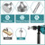 SDS Plus Ground Rod Driver, Forged Steel Driver Bit for Hammer Drills, Flat