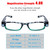 3 Pack Reading Glasses with Lights in The Frame for Men Women Bright Led Readers Eyeglasses with Lights and Magnifier Led Reading Glasses Magnifier Nighttime Reader