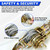 Zipline Tensioning Kit with Cable Grip Steel Wire Puller & 2 Safety Hooks