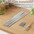 15 Pcs Bread Bow Knife Blades Set, 10.75" Serrated 304 Stainless Steel Replacement Blades with Safety Guard Sleeves, Screws & Screwdriver for Wood Bread Cutter Slicer Machine