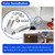 2 Sets Corner Hardware, Corner Fittings Kit, Fit for IKEA Billy Bookcase