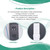 uaelua Universal Ceiling Fan Remote Control Kit Replacement, 6-Speed & Timing, Remote Replacement for 24V DC Ceiling Fan Light