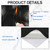 Hicarer 2 Pack Heat Shield Barrier Tape 12 x 118 in, Aluminized Fiberglass