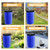 55 Gallon Drum Cover,Stretchable Adjustable Drum Cover with Drawstring Water Storage Barrel for Water Rain Barrel and Trash Can Waterproof