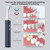 Tooth Polisher,Teeth Polishing Kit for Daily Cleaning,Polishing Then Whitening of Tooth (Professional Toothpaste Include),USB Rechargeable Dental Polisher with LED Light,6 Heads,5 Speed Modes