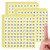Nogeqi 4500PCS Small Number Stickers 1-300, Round 1 to 300 Numbered Stickers Self Adhesive, Consecutive Inventory Number Labels Sticker for Storage Organizing Boxes Bins Toolbox (45 Sheets)