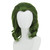 shecool Wig for Mens Short Green Wigs for Costume Men Movie Cosplay Cute Synthetic Green Wigs for Halloween Costume SL045GR