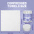 200 Pcs Compressed Towels, Disposable Face Compressed Towels, Magic Towel, Compressed Towel for Travel, Camping, Hiking, 8"x9", White