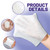 200 Pcs Compressed Towels, Disposable Face Compressed Towels, Magic Towel, Compressed Towel for Travel, Camping, Hiking, 8"x9", White