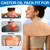 Castor Oil Pack Wrap for Shoulder, Neck & Upper Back, Reusable Adjustable Caster Oil Pack Wrap, Organic Cotton Castor Oil Compress Pad for Relieve Shoulder and Neck Inflammation