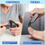 DRMODE Long Handle Toenail Clippers for Seniors, Angled Head Wide Opening